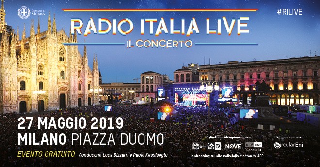 Radio Italia Live, concerto a Milano in Piazza Duomo: tutti i cantanti e le esibizioni