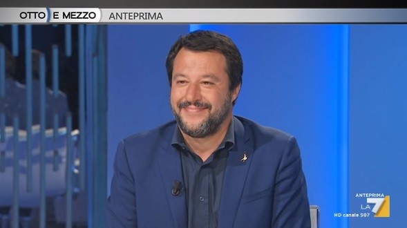 Matteo Salvini giovedì ospite a Otto e mezzo (Anteprima Blogo)
