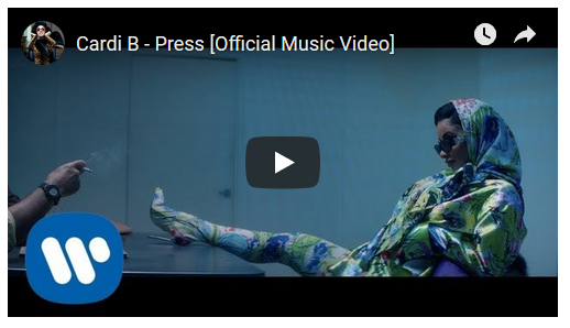 Cardi B, Press: testo, traduzione e video del nuovo singolo