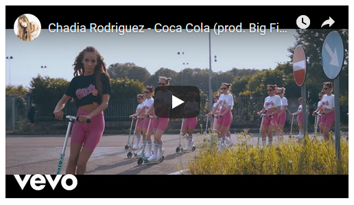 Chadia Rodriguez, Coca cola: testo e video ufficiale