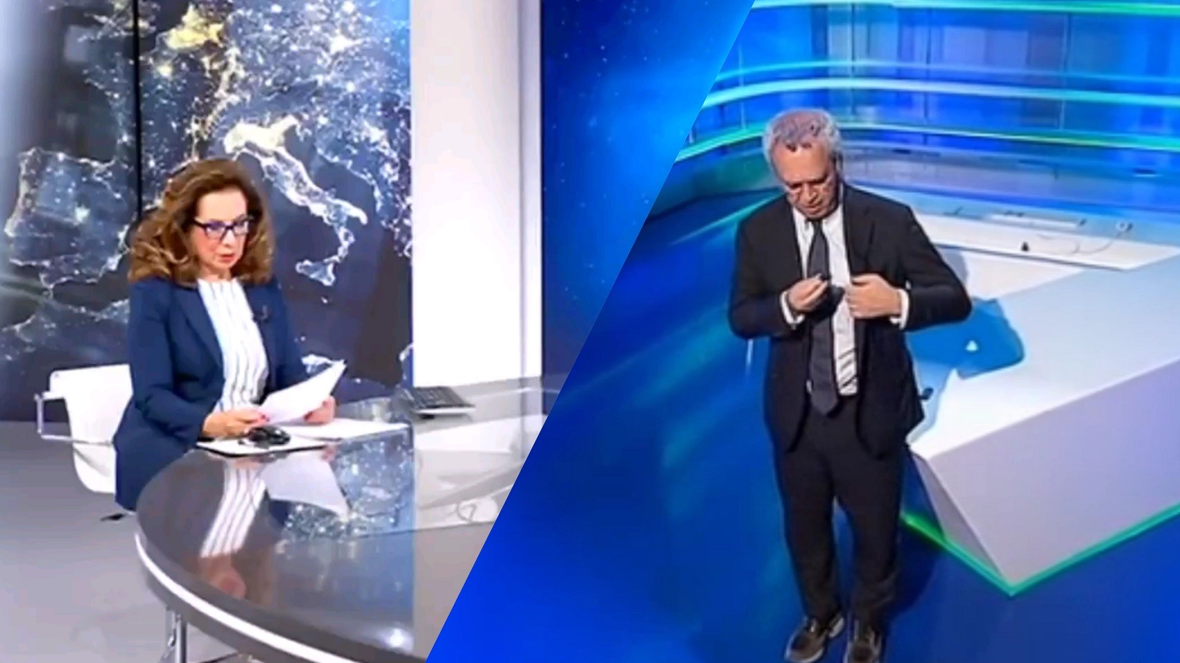 Cesara Buonamici non si accorge di essere in onda nelle anticipazioni del Tg5 (VIDEO)