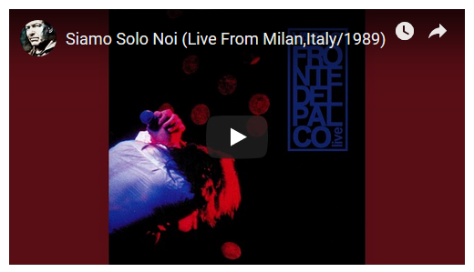 Vasco Rossi, Siamo solo noi: testo e video live del brano