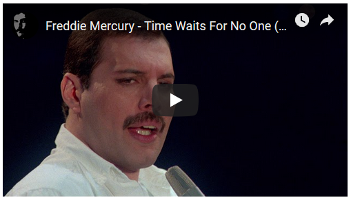 Freddie Mercury, Time Waits For No One: testo, traduzione e video