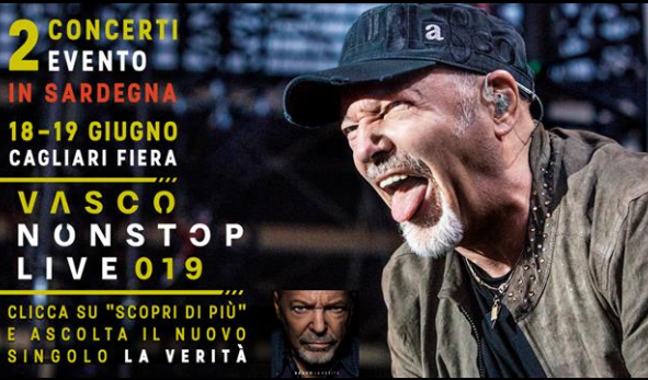 Vasco Rossi, VascoNonStop Live 2019: le canzoni della scaletta dei prossimi concerti a Cagliari