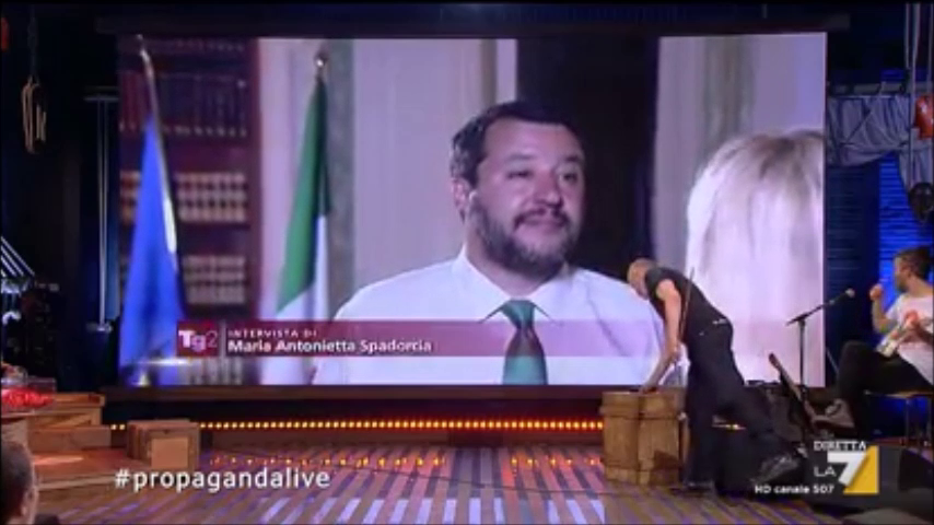 Propaganda Live ironizza sull’intervista del Tg2 a Salvini