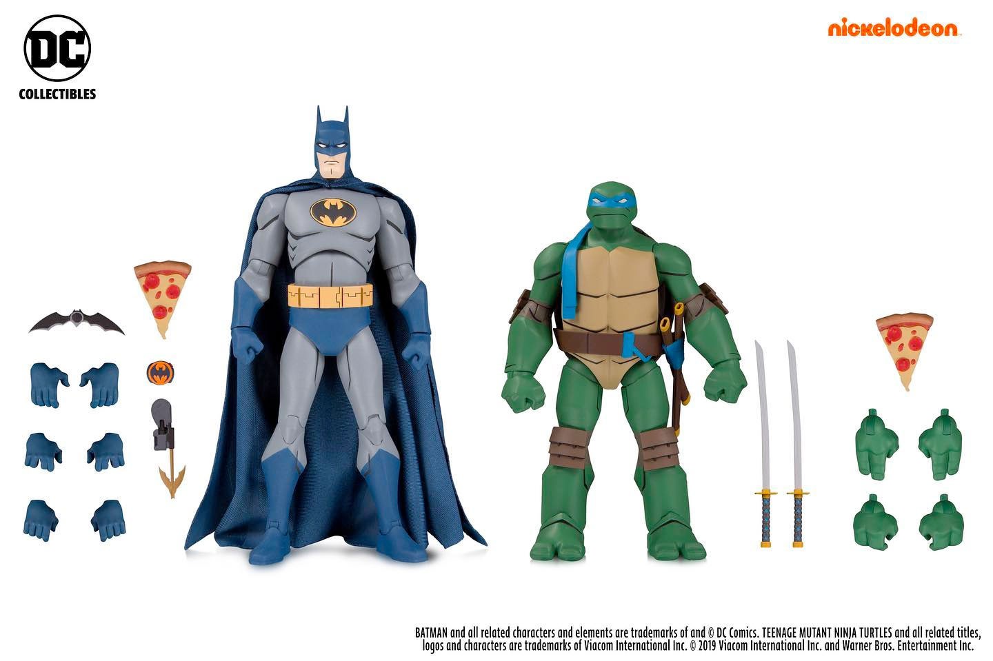 Batman vs Teenage Mutant Ninja Turtles: le action figures del film animato al Comic-Con 2019