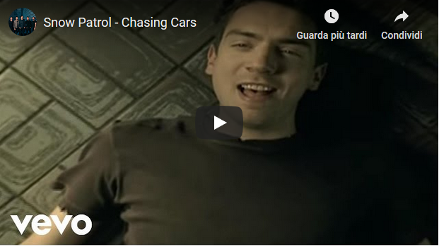 Snow Patrol, Chasing Cars è la canzone più trasmessa del secolo nelle radio Uk
