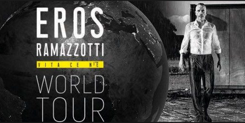 Eros Ramazzotti al Lucca Summer Festival, 16 luglio 2019 (scaletta)