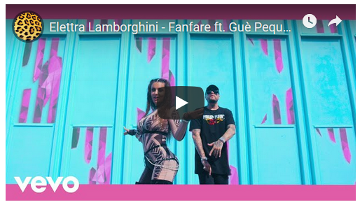 Elettra Lamborghini ft. Guè Pequeno, Fanfare: testo e video ufficiale
