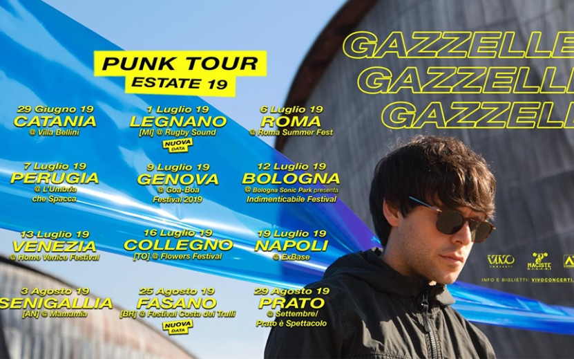 Gazzelle, concerto 6 luglio 2019 al Roma Summer Fest (scaletta)