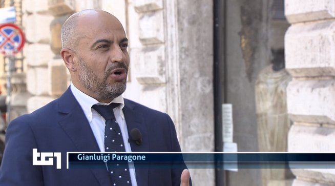 Tg1 promuove libro Paragone (M5S), Anzaldi (Pd): “Conflitto di interessi”