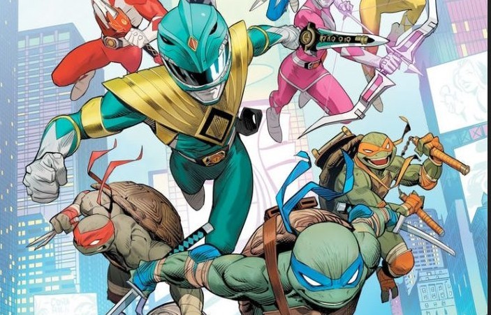 Power Rangers e Tartarughe Ninja: prima cover e annuncio del fumetto crossover di BOOM! Studios