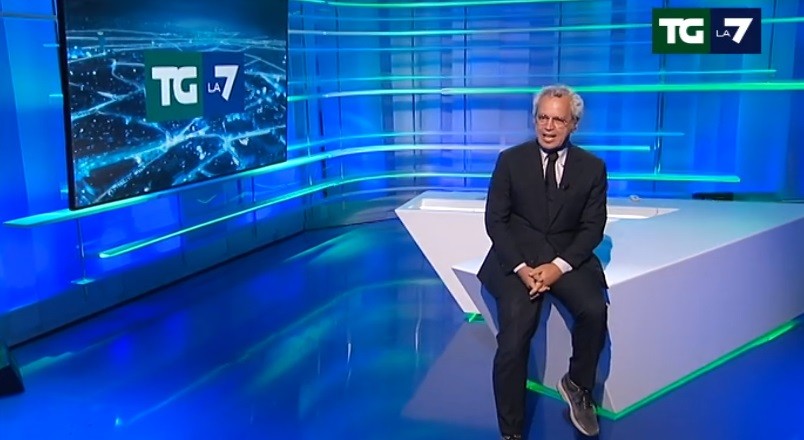 La7, problema tecnico a inizio tg. Mentana: “Non sapremo mai cosa è successo”