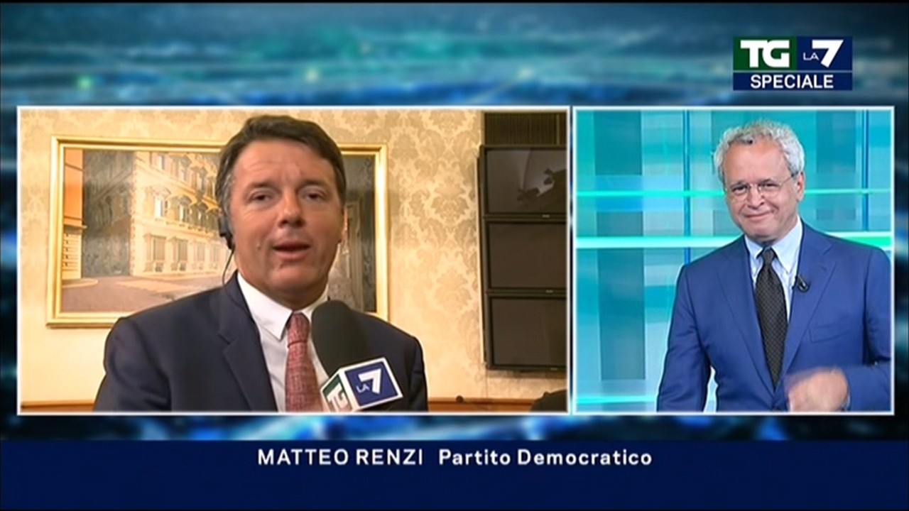 Crisi di Governo, gag Renzi-Mentana: “Salvini ha aperto la crisi per far fare le Maratone…”, il direttore: “Confermo!”
