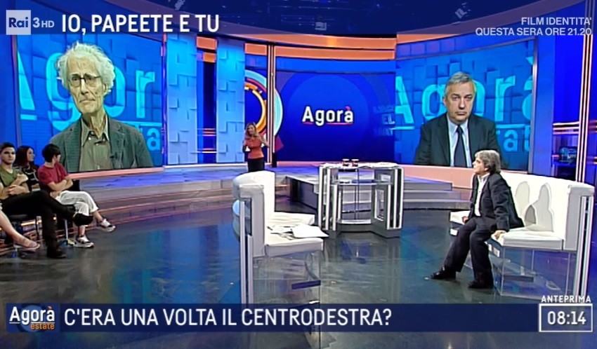 Canfora e Molinari ospiti ad Agorà e In onda nello stesso giorno. Il risultato è l’effetto fotocopia