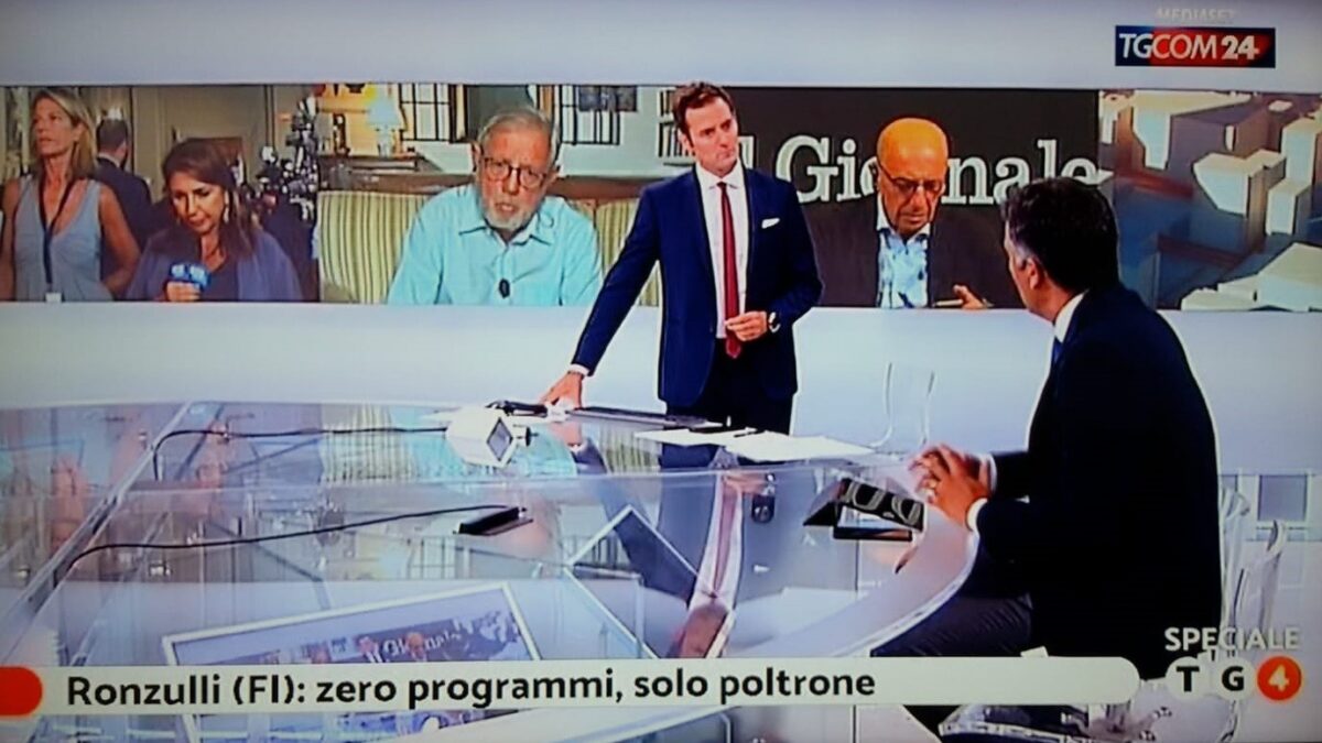 Nuovo governo, TgCom 24 appalta il racconto al Tg4. Crisi di identità per la rete all-news?