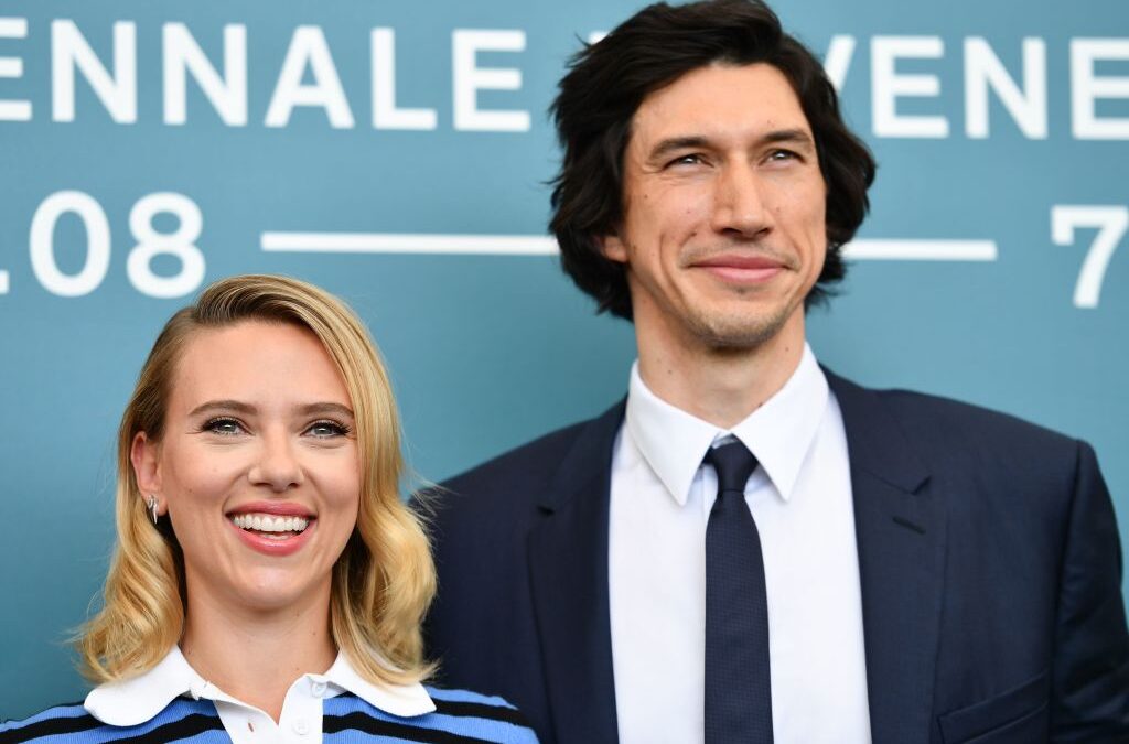 Venezia 2019,  	 Scarlett Johansson e Adam Driver presentano Marriage Story di Noah Baumbach