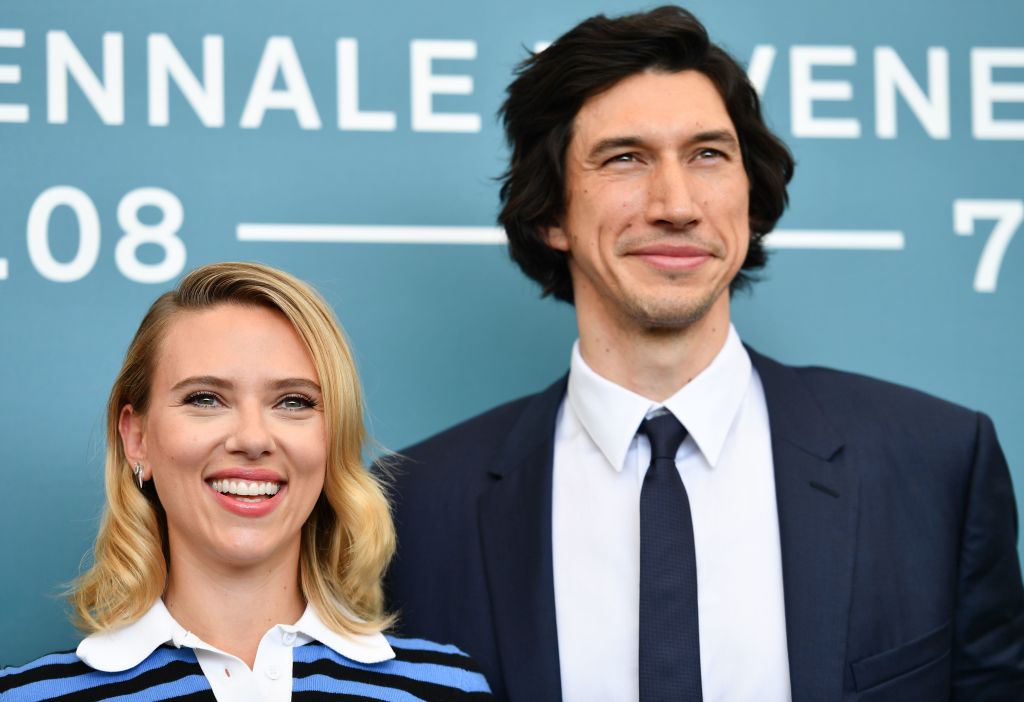 Venezia 2019,  	 Scarlett Johansson e Adam Driver presentano Marriage Story di Noah Baumbach