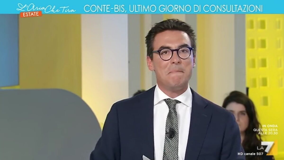 L’Aria che tira, Francesco Magnani saluta e si emoziona: “E’ finito il mio tempo, torno in sala macchine”