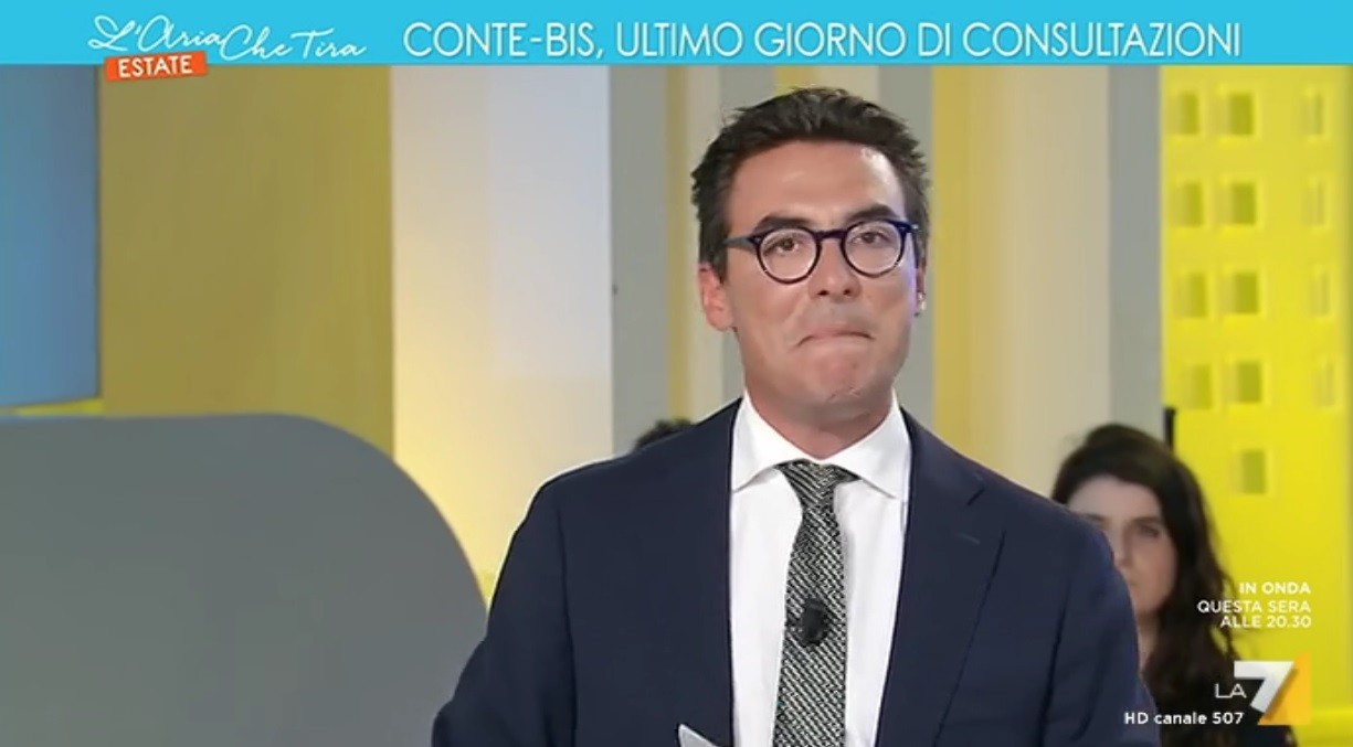L’Aria che tira, Francesco Magnani saluta e si emoziona: “E’ finito il mio tempo, torno in sala macchine”