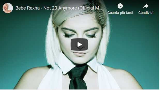 Bebe Rexha, Not 20 Anymore: testo, traduzione e video ufficiale