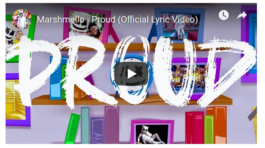 Marshmello, Proud: testo, traduzione e lyric video