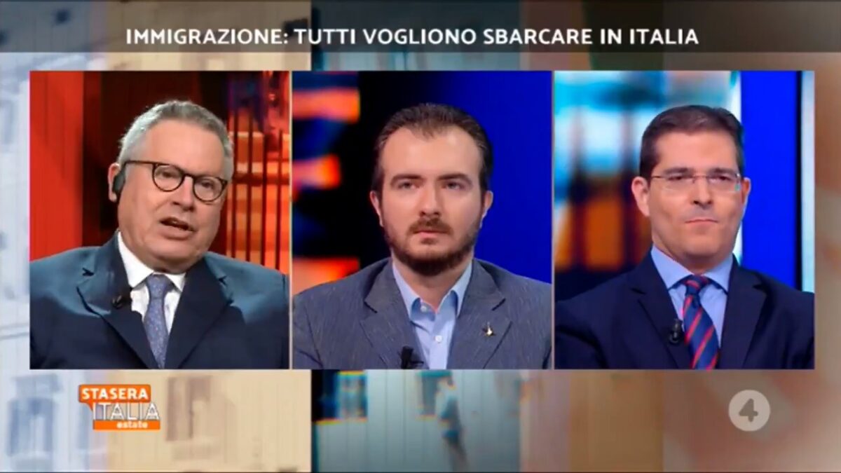 Stasera Italia, nuovo scontro. Liguori a Molinari: “Se avesse figli li terrei con la testa sott’acqua”