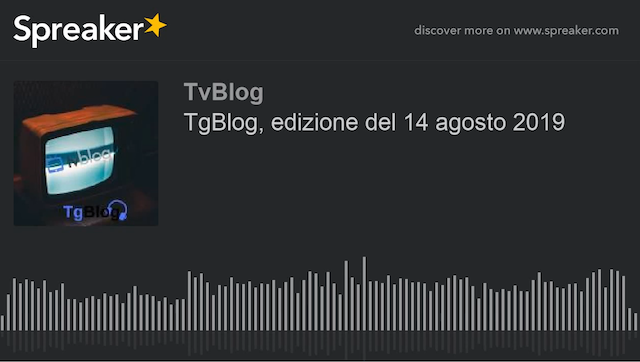 TgBlog, edizione del 14 agosto 2019