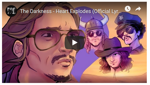 The Darkness, Heart Explodes: testo, traduzione e lyric video