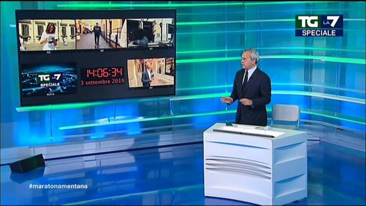 Crisi di Governo, il ‘gran finale’ in tv: (ultima?) MaratonaMentana per La7
