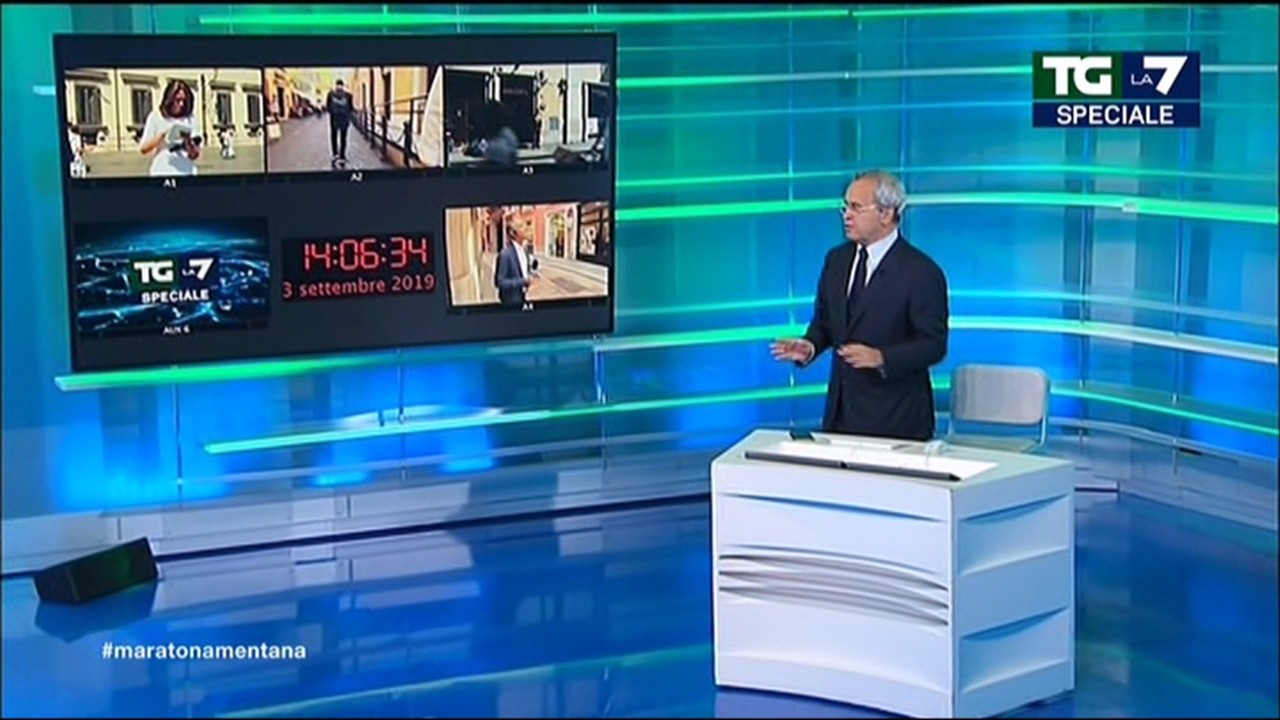 Crisi di Governo, il ‘gran finale’ in tv: (ultima?) MaratonaMentana per La7