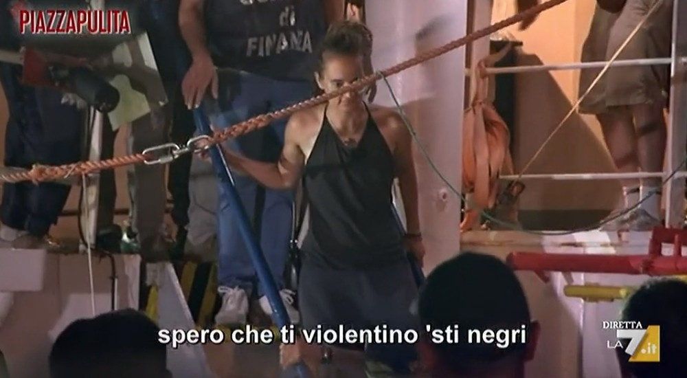 Carola Rackete a Piazzapulita, Salvini commenta sui social: “Ha pontificato in tv, che tristezza”