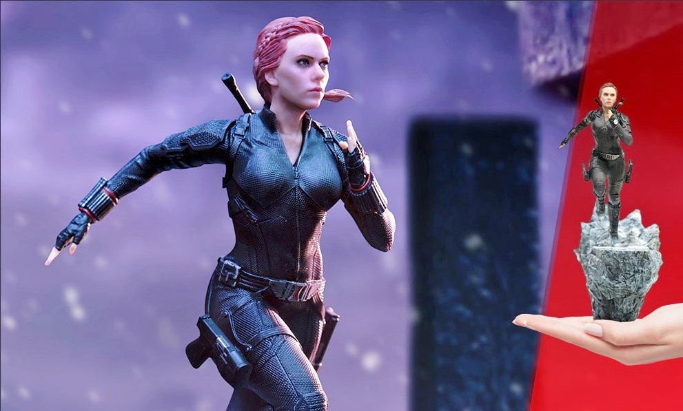 Black Widow: nuova statua Sideshow del sacrificio di Vedova Nera in “Endgame”