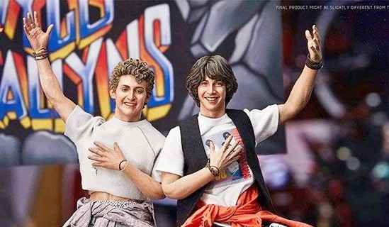 Bill and Ted’s Excellent Adventure: le action figures ufficiali “Blitzway” di Keanu Reeves e Alex Winter