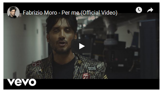 Fabrizio Moro, Per me: testo e video ufficiale
