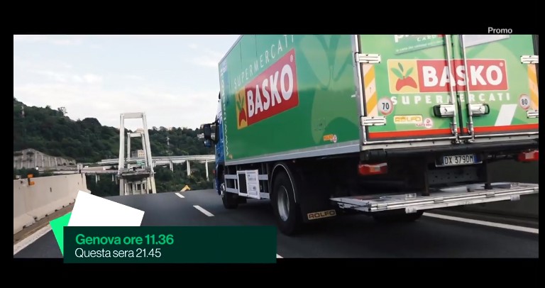 Genova ore 11.36 su Rai 3, il promo