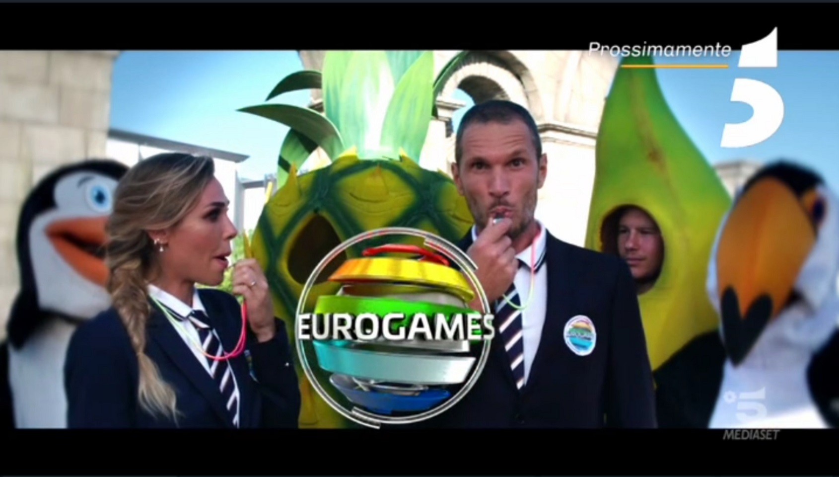 Eurogames, il promo con Ilary Blasi e Alvin (VIDEO)