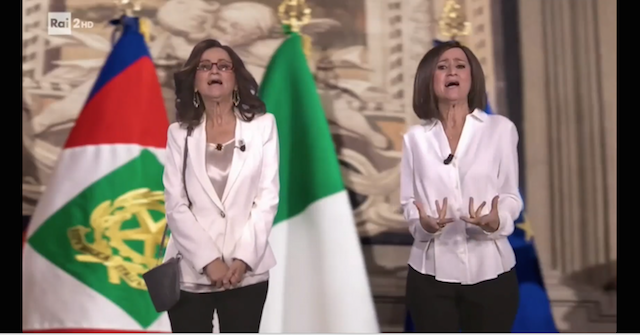 Luciana Littizzetto imita Maria Stella Gelmini ed Anna Maria Bernini