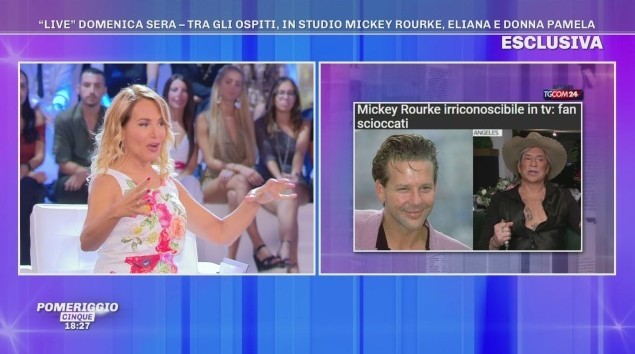 Live Non è la D’Urso anticipazioni ospiti prima puntata 15 settembre 2019: c’è anche Mickey Rourke