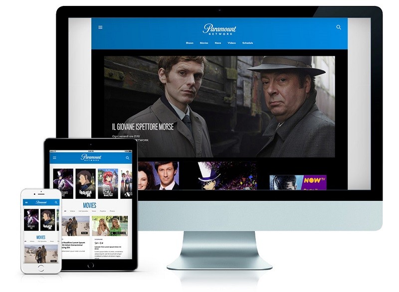 Paramount Network, Spike e VH1 riuniscono la loro offerta in un’unico sito web con serie, anime e film in streaming