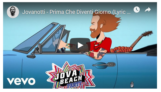Jovanotti, Prima che diventi giorno (testo e audio)