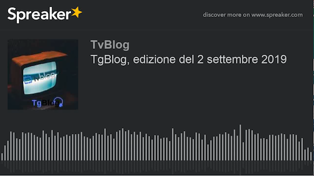 TgBlog, edizione del 2 settembre 2019