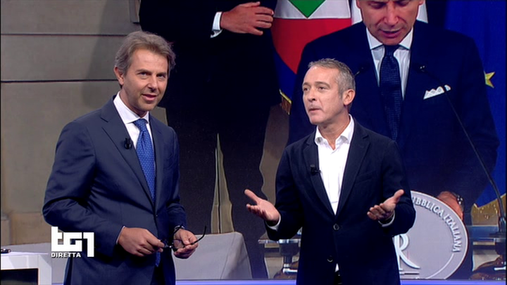 Francesco Giorgino e Pierluigi Diaco, due buoni vicini di casa nei giorni della crisi