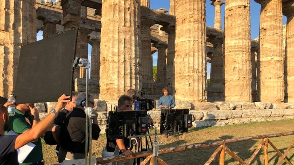 Alberto Angela tra Ulisse e Meraviglie: riprese a Paestum e in Valle Camonica
