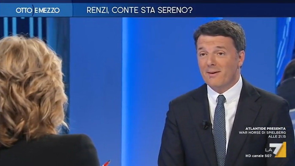Otto e mezzo, Lilli Gruber punge Matteo Renzi: “Il documentario non è andato proprio benissimo” (Video)