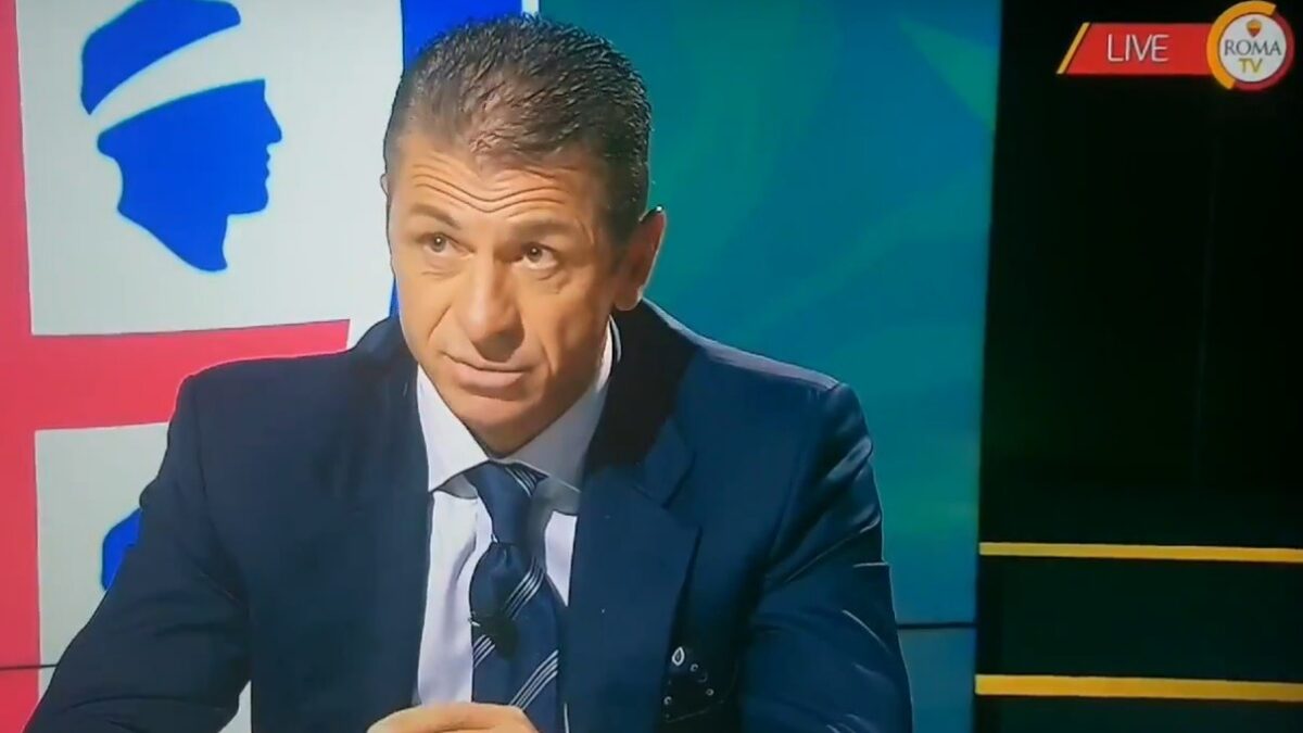 Roma Tv, Ruggiero Rizzitelli lascia lo studio dopo la partita col Cagliari: “Se dico quello che penso mi denunciano” (Video)