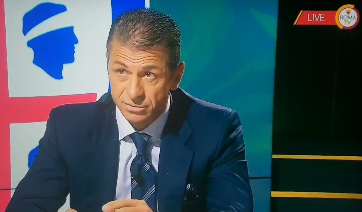 Roma Tv, Ruggiero Rizzitelli lascia lo studio dopo la partita col Cagliari: “Se dico quello che penso mi denunciano” (Video)