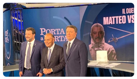 Porta a Porta, Salvini sfida Conte: “Adesso un confronto col Premier”
