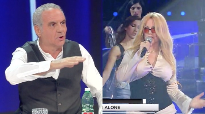 Tale e Quale Show, Giorgio Panariello e l’agghiacciante freddura sul seno di Anastacia per Tiziana Rivale