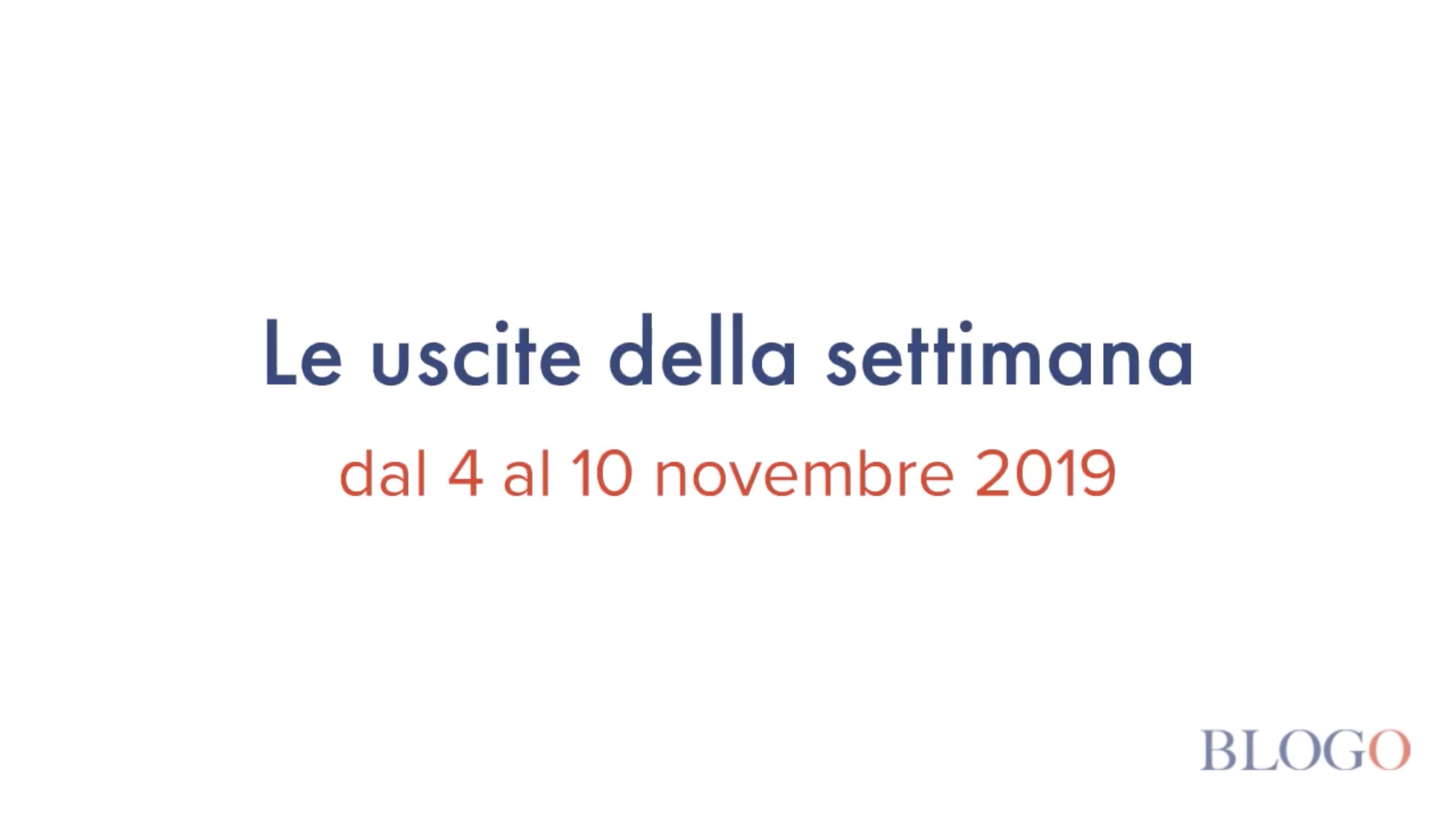 Film in sala, le uscite dal 4 al 10 novembre 2019